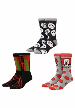 Bioworld Merchandising / Independent Sales Horror Icons 13 Days Of Scary Socks Box Set -Disguise Store 13 days of scary socks horror icons box set alt 3