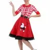 Fun Costumes Plus Size 50s Sock Hop Darling Women's Costume Dress -Disguise Store 50s darling plus size womens costume