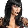 Rubies Costume Co. Inc Black Glitter Vampire Adult Wig -Disguise Store adult black glitter vampire wig