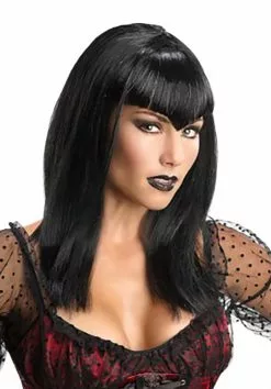 Rubies Costume Co. Inc Black Glitter Vampire Adult Wig
