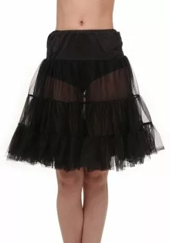 Fun Costumes Adult Black Knee Length Crinoline