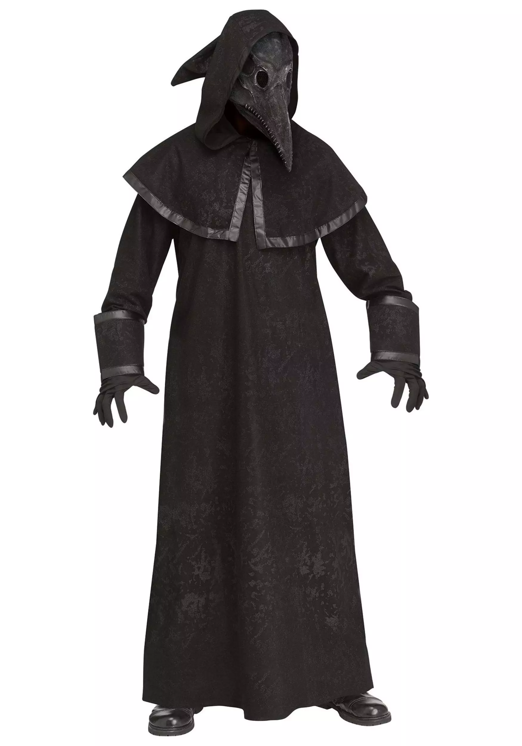 Fun World Black Plague Doctor Costume For Adults 3 Fun World Black Plague Doctor Costume For Adults