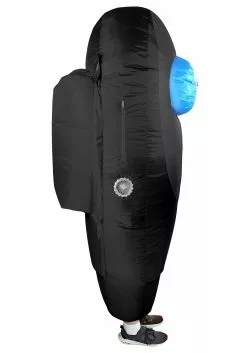 Studio Halloween Black Sus Crewmate Killer Costume For Adults -Disguise Store adult black sus crewmate killer costume alt 3