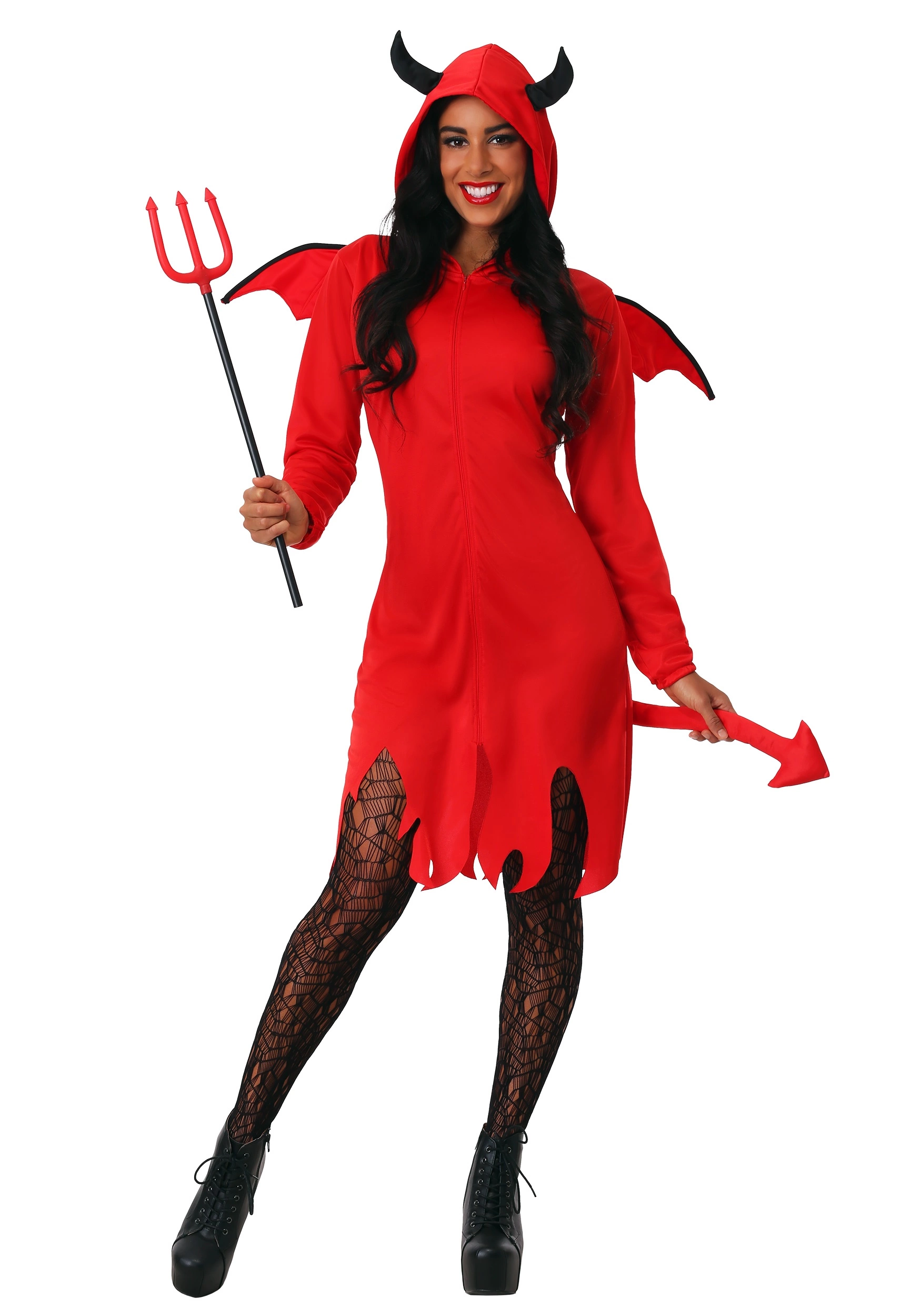 SR Trading Cute Devil Costume For Women 3 SR Trading Cute Devil Costume For Women