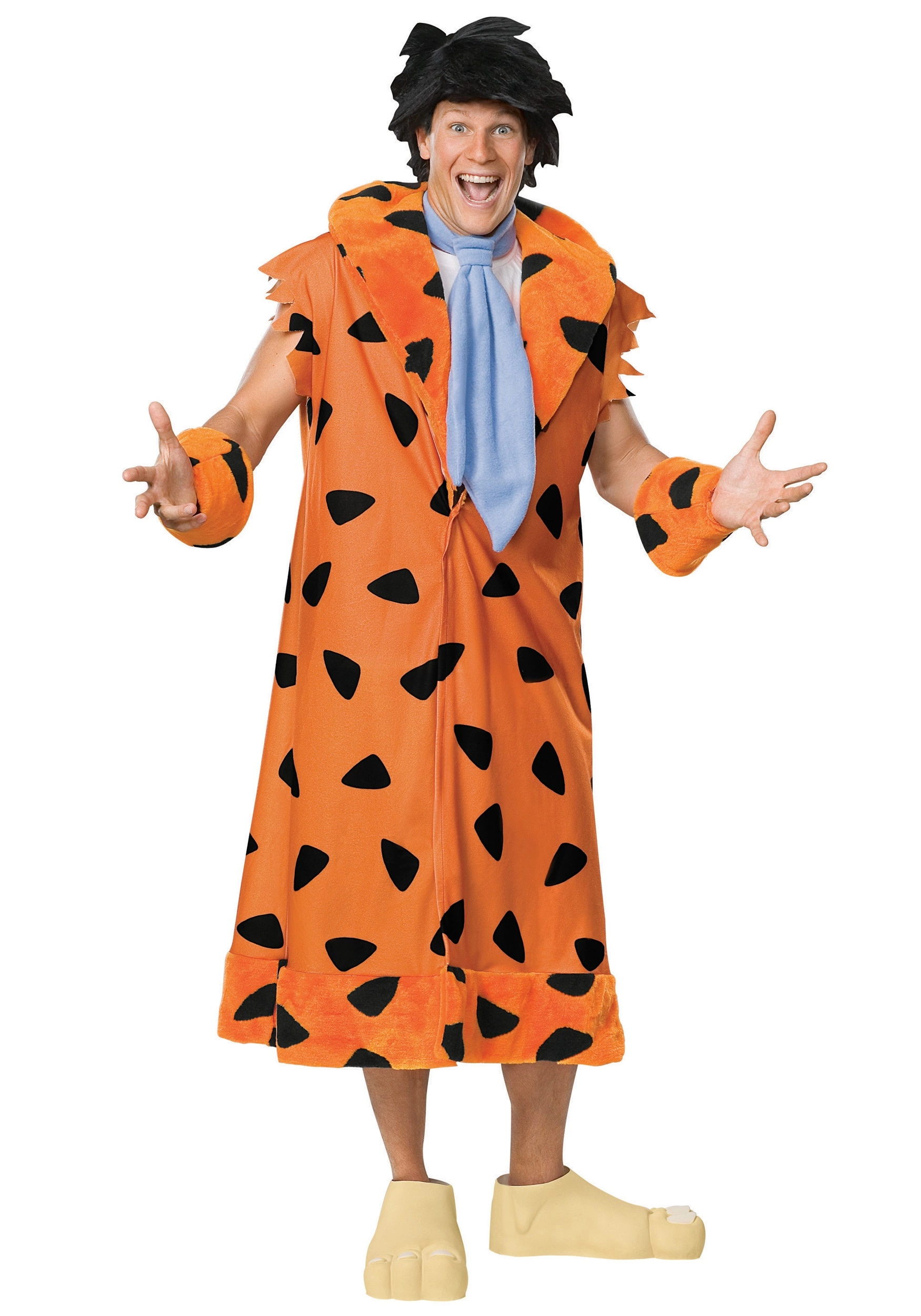 Rubies Costume Co. Inc Adult Deluxe Fred Flintstone Costume 3 Rubies Costume Co. Inc Adult Deluxe Fred Flintstone Costume