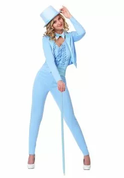 Fun Costumes Adult Female Blue Tuxedo Costume