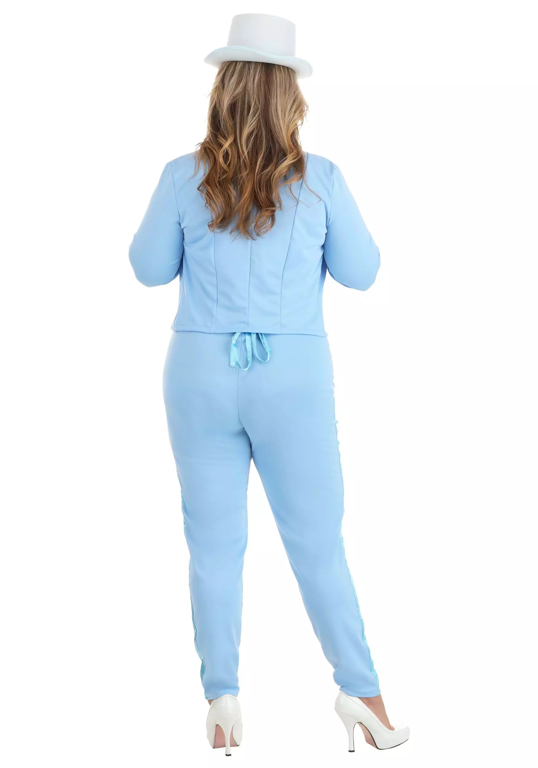 Fun Costumes Adult Female Blue Tuxedo Costume 5 Fun Costumes Adult Female Blue Tuxedo Costume - Image 3