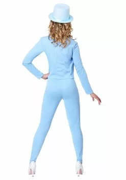 Fun Costumes Adult Female Blue Tuxedo Costume 9 Fun Costumes Adult Female Blue Tuxedo Costume -Disguise Store adult female blue tuxedo alt 3