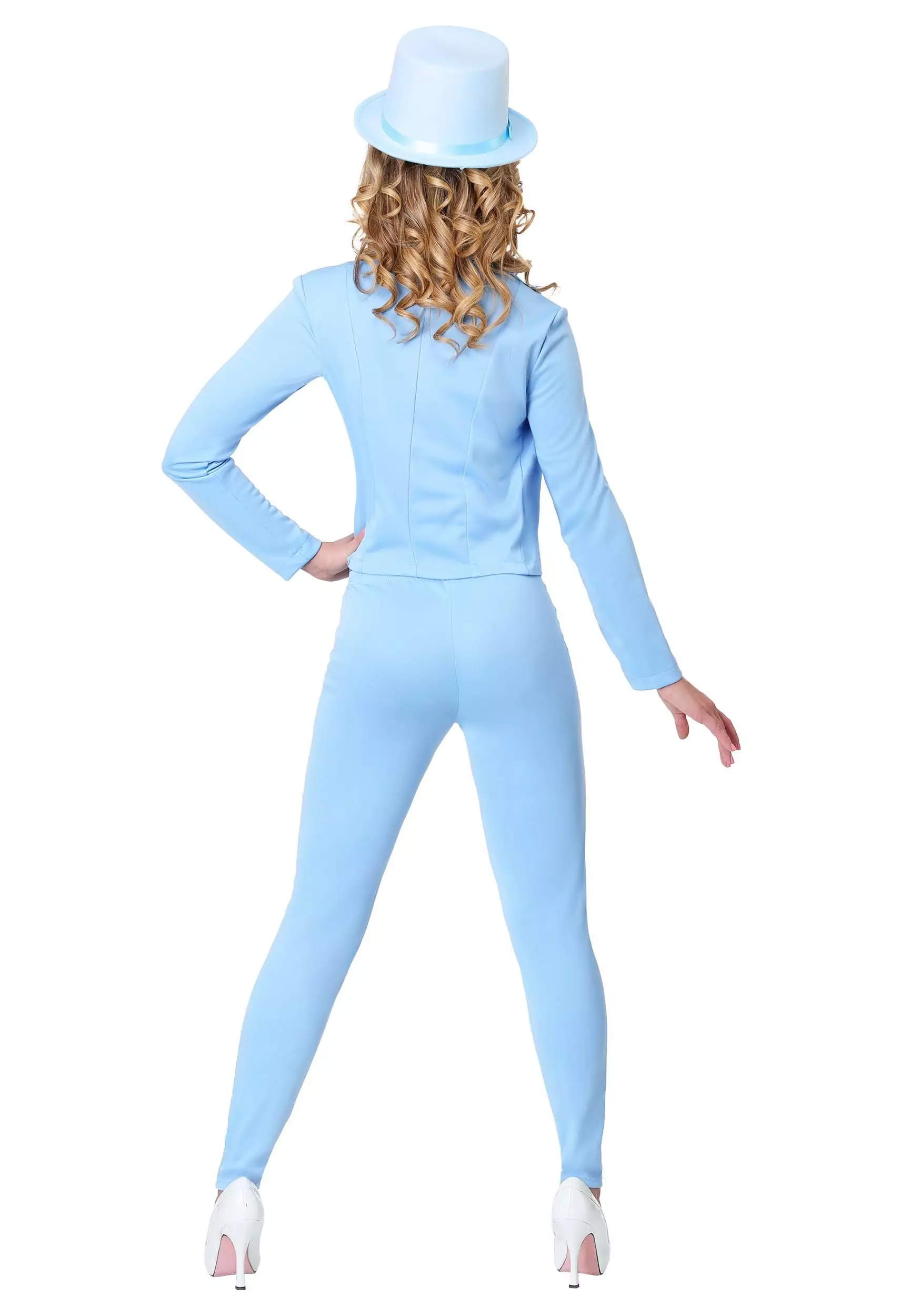 Fun Costumes Adult Female Blue Tuxedo Costume 6 Fun Costumes Adult Female Blue Tuxedo Costume - Image 4