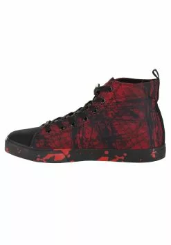 Ground Up Friday The 13th Jason High Top Adult Sneakers -Disguise Store adult friday the 13th jason high top sneakers alt 5