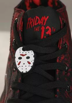 Ground Up Friday The 13th Jason High Top Adult Sneakers -Disguise Store adult friday the 13th jason high top sneakers alt 6