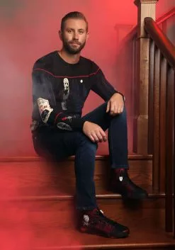 Ground Up Friday The 13th Jason High Top Adult Sneakers -Disguise Store adult friday the 13th jason high top sneakers alt 9