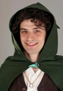 Fun Costumes Lord Of The Rings Frodo Costume For Men -Disguise Store adult frodo lord of the rings costume alt 7