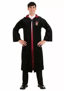 Jerry Leigh Harry Potter Adult Deluxe Gryffindor Robe Costume -Disguise Store adult harry potter deluxe gryffindor robe costume