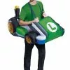 Disguise Inflatable Luigi Cart Costume For Adults