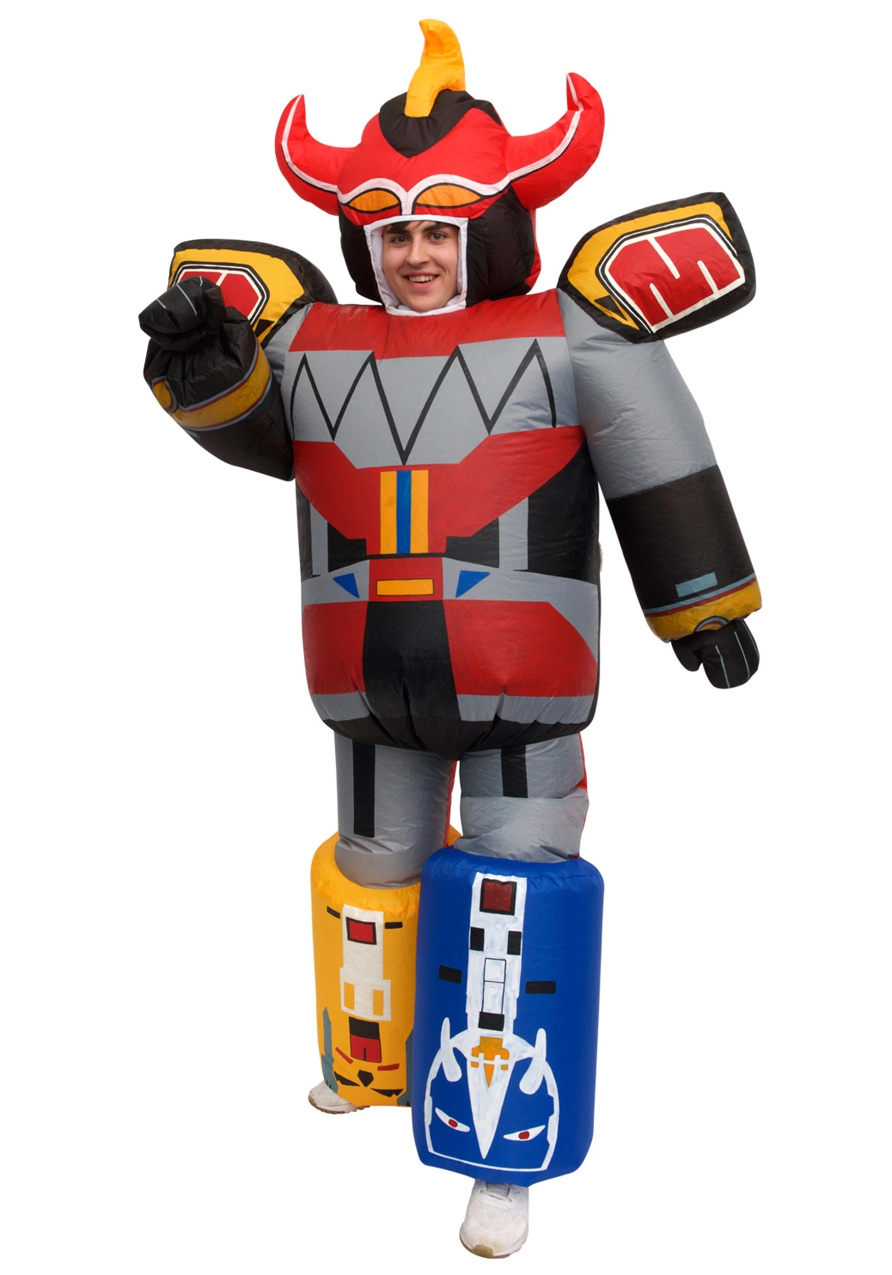 Morphsuits Inflatable Power Rangers Megazord Adult Costume 3 Morphsuits Inflatable Power Rangers Megazord Adult Costume