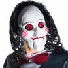 Rubies Costume Co. Inc Adult Men's Jigsaw Billy Mask With Hair 1 Rubies Costume Co. Inc Adult Men's Jigsaw Billy Mask With Hair -Disguise Store adult jigsaw billy mask with hair