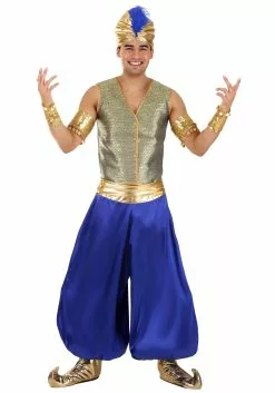 Armada Magical Genie Adult Costume 20 Armada Magical Genie Adult Costume -Disguise Store adult magical genie costume alt 4