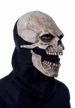 Zagone Studios Adult Moving Mouth Skull Mask -Disguise Store adult moving mouth skull mask alt 7