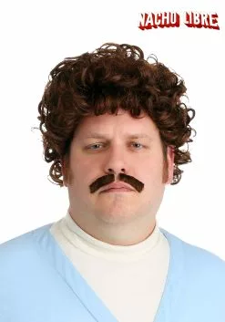 Partytime Costume & Lingerie (Yiwu) Factory Adult Nacho Libre Wig & Mustache