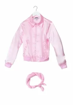 Fun Costumes Women's Grease Pink Ladies Jacket -Disguise Store adult pink ladies jacket alt 7