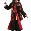 Jerry Leigh Plus Size Harry Potter Hermoine Deluxe Gryffindor Robe For Adults
