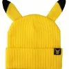Bioworld Merchandising / Independent Sales Adult Pokémon Pikachu 3D Cosplay Cuff Beanie 2 Bioworld Merchandising / Independent Sales Adult Pokémon Pikachu 3D Cosplay Cuff Beanie -Disguise Store adult pokemon pikachu 3d cosplay cuff beanie