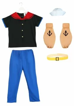 Fun World Adult Popeye Costume -Disguise Store adult popeye costume alt 5