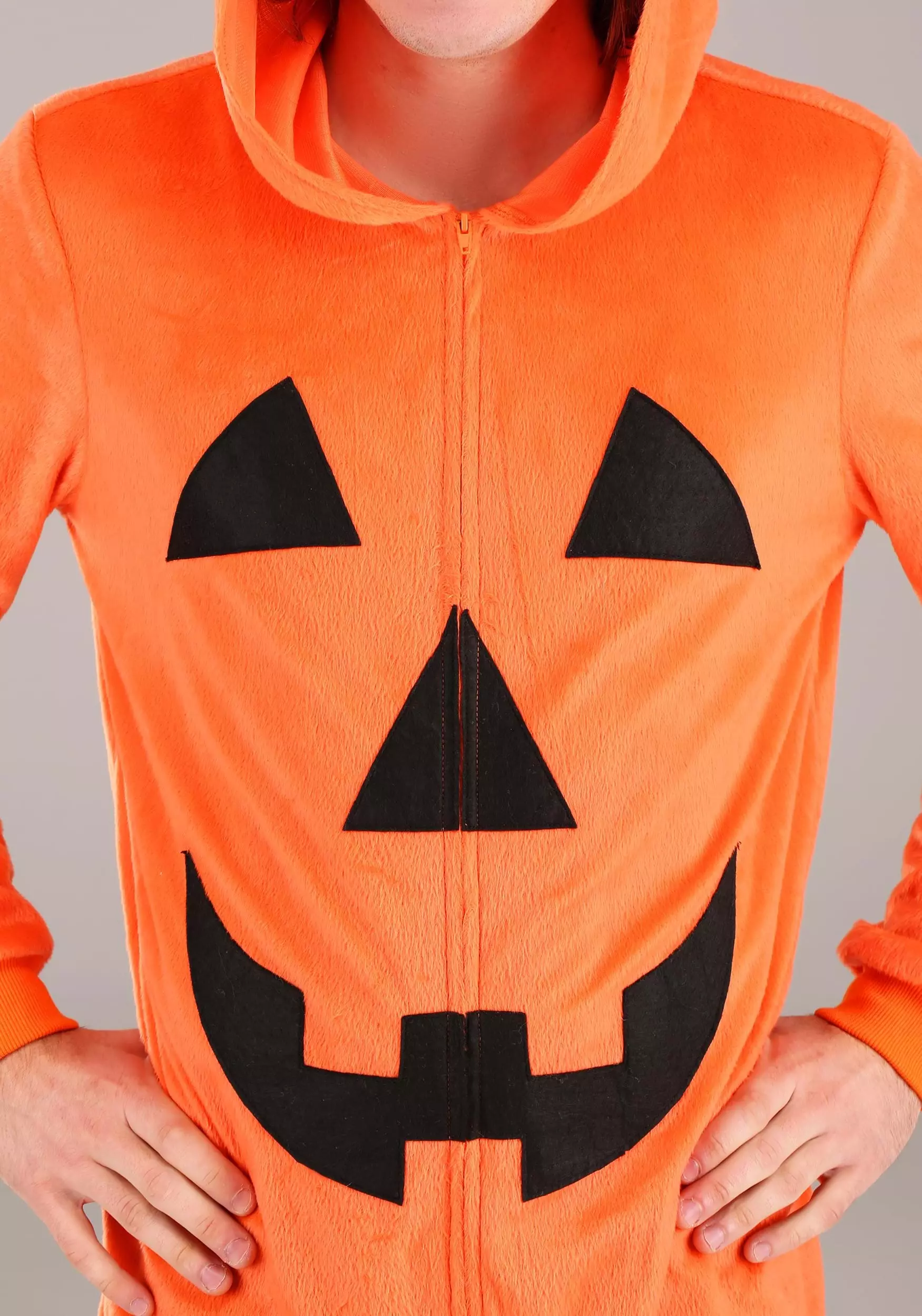 Fun Costumes Adult Pumpkin Jumpsuit Costume 7 Fun Costumes Adult Pumpkin Jumpsuit Costume - Image 5
