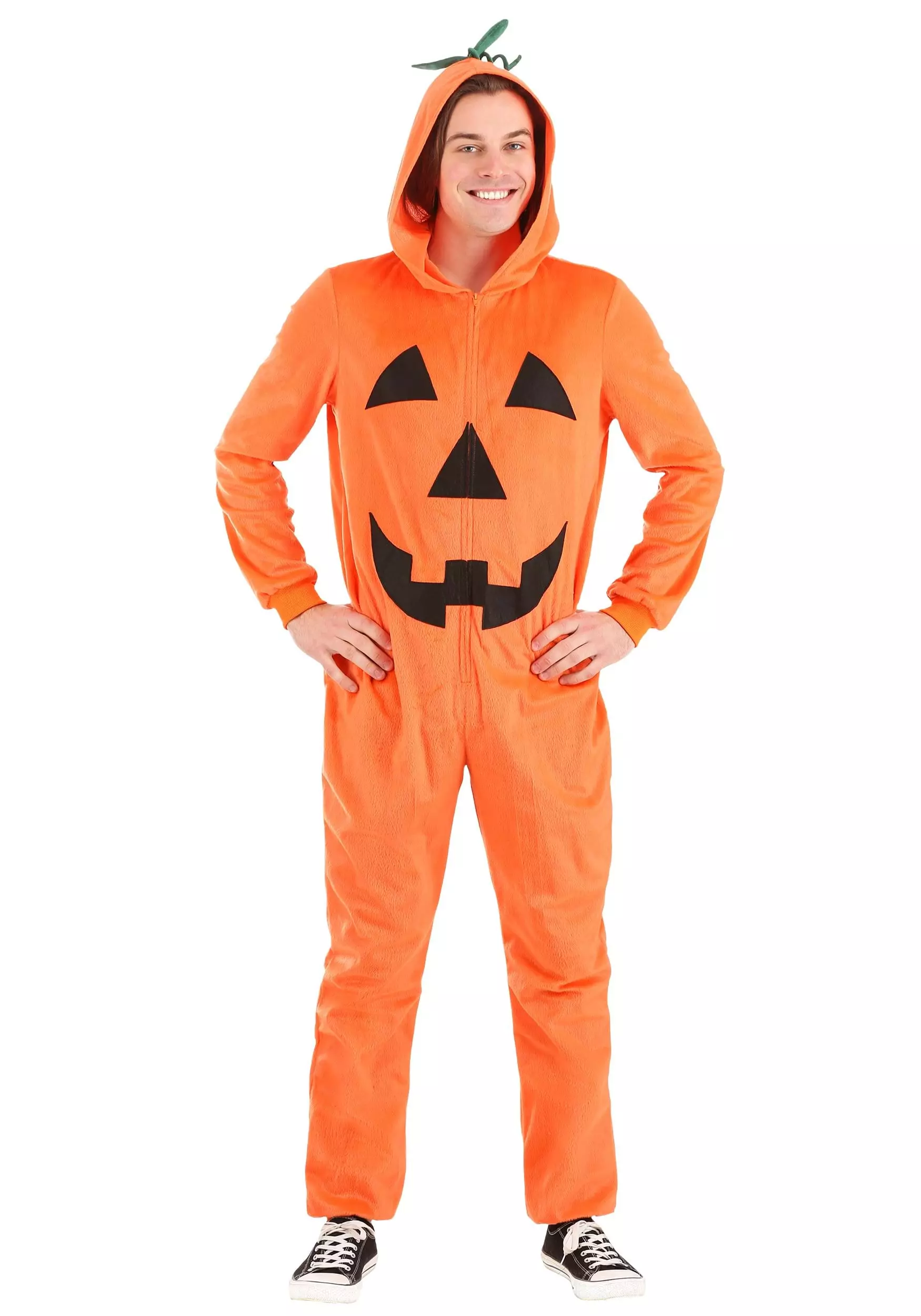 Fun Costumes Adult Pumpkin Jumpsuit Costume 3 Fun Costumes Adult Pumpkin Jumpsuit Costume
