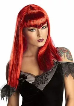 Rubies Costume Co. Inc Red Glitter Adult Vampire Wig