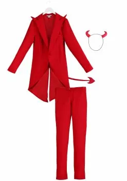 Fun Costumes Adult Red Suit Devil Costume -Disguise Store adult red suit devil costume alt 6