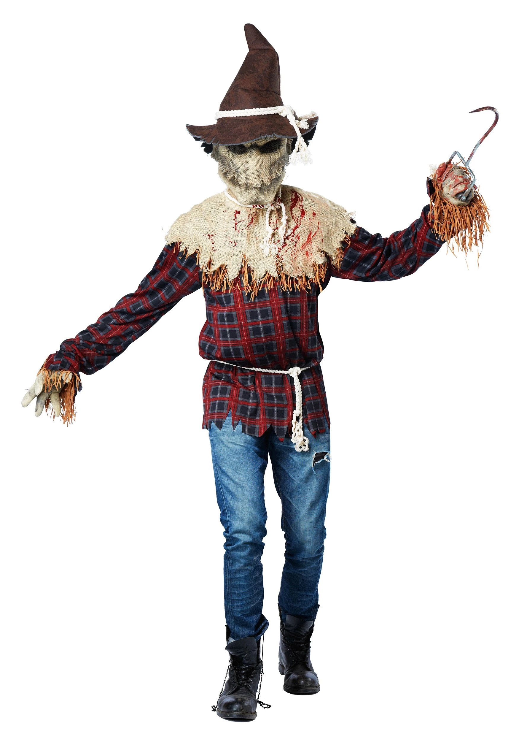 California Costume Collection Sadistic Scarecrow Costume For Adults 3 California Costume Collection Sadistic Scarecrow Costume For Adults