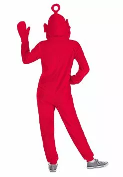 Fun Costumes Teletubbies Po Jumpsuit Costume For Adults -Disguise Store adult teletubbies po jumpsuit costume alt 4