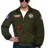 Underwraps US Navy Top Gun Pilot Jacket For Adults -Disguise Store adult us navy top gun pilot jacket