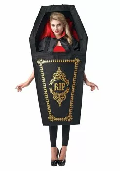 Seasons (HK) Ltd. Vampire Casket Costume For Adult -Disguise Store adult vampire casket costume alt 1