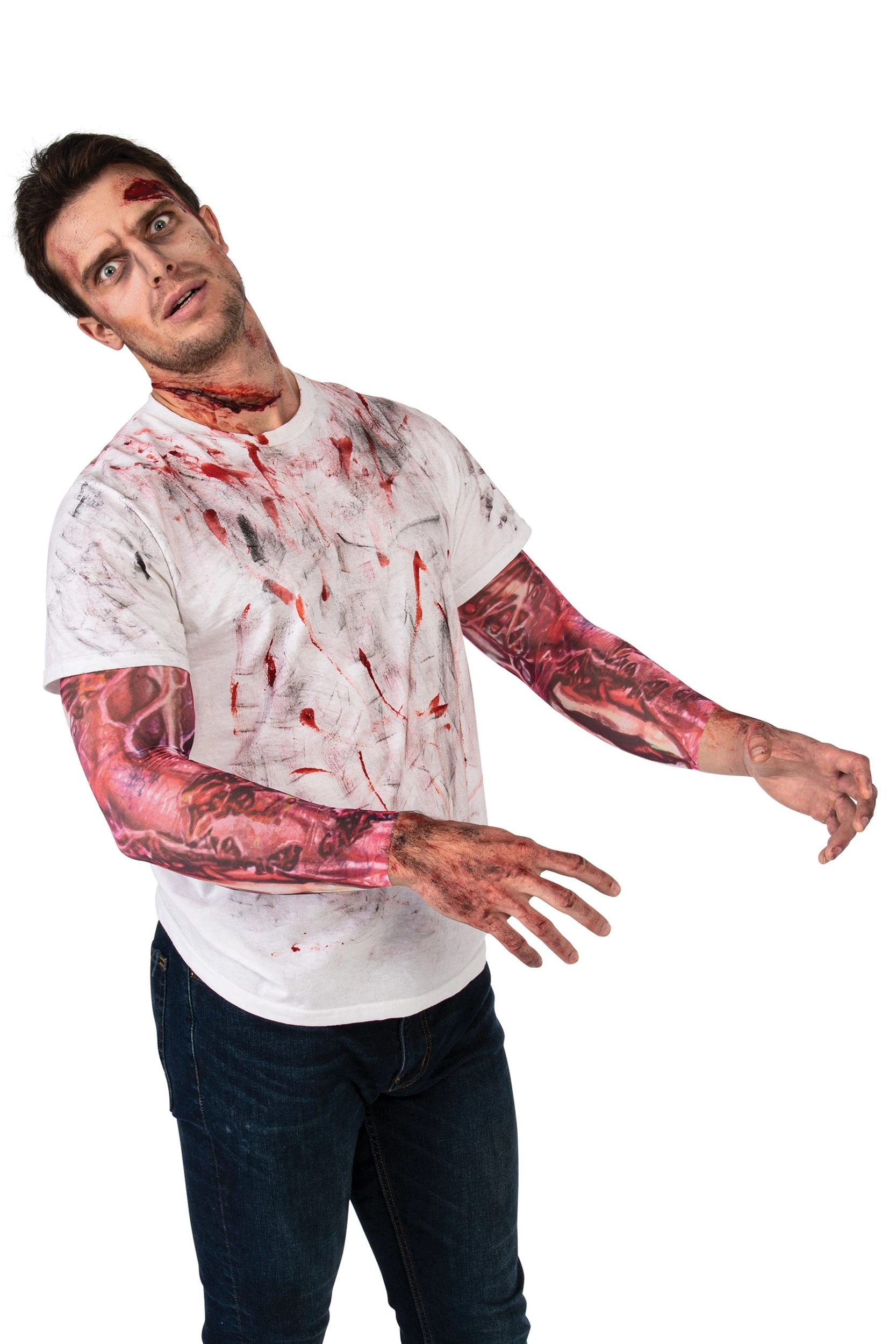 Rubies Costume Co. Inc Zombie Sleeves Adult Accessory 3 Rubies Costume Co. Inc Zombie Sleeves Adult Accessory