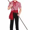 Fun Costumes Adult Venice Gondolier Costume -Disguise Store adults venice gondolier costume