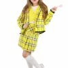 Fun Costumes Authentic Clueless Cher Costume For Girls -Disguise Store authentic cher costume