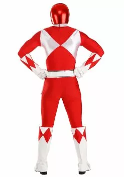 Fun Costumes Authentic Power Rangers Adult Red Ranger Costume -Disguise Store authentic power rangers red ranger costume alt 2