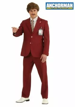 Opposuits Authentic Ron Burgundy Costume Suit