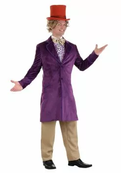 Haizhilan Garment CO., LTD Men's Authentic Willy Wonka Costume Jacket -Disguise Store authentic willy wonka jacket alt 2
