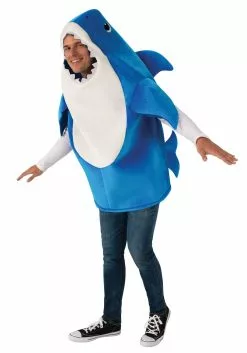 Rubies Costume Co. Inc Baby Shark Men's Daddy Shark Costume With Sound Chip