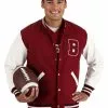 Fun Costumes Adult Bayside High Letterman's Jacket -Disguise Store bayside high lettermans jacket for adults