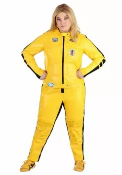 Fun Costumes Kill Bill Women's Beatrix Kiddo Motorcycle Suit Costume -Disguise Store beatrix kiddo motorcycle suit alt 4