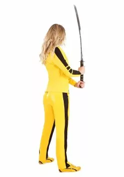 Fun Costumes Kill Bill Women's Beatrix Kiddo Motorcycle Suit Costume -Disguise Store beatrix kiddo motorcycle suit alt 6