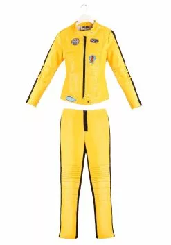 Fun Costumes Kill Bill Women's Beatrix Kiddo Motorcycle Suit Costume -Disguise Store beatrix kiddo motorcycle suit alt 7