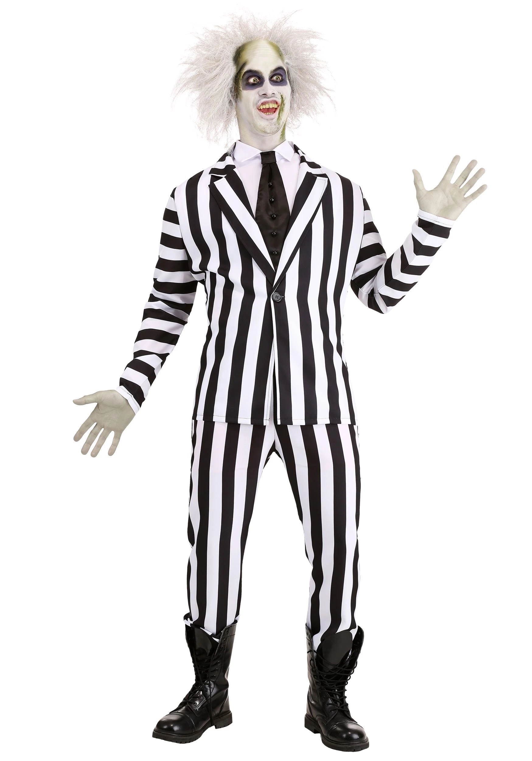 Jerry Leigh Beetlejuice Adult Costume 3 Jerry Leigh Beetlejuice Adult Costume