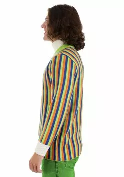 BigWan Apparel Co. Sesame Street Bert Cosplay Knit Sweater For Adults -Disguise Store bert cosplay knit sweater adult alt 5