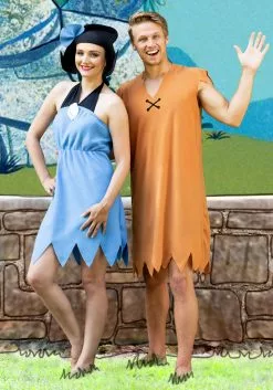 Rubies Costume Co. Inc Betty Rubble Adult Costume -Disguise Store betty rubble adult costume couple